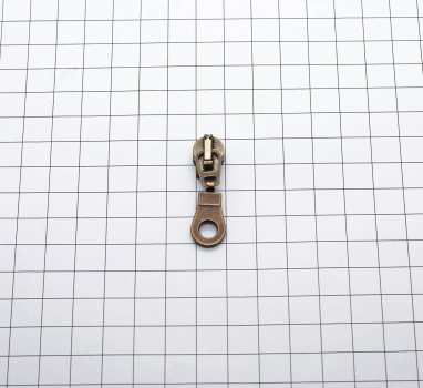 Preview: Automatik-Schieber mit  Anhänger Donut messing-antik